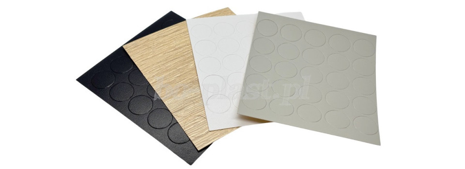 Zaślepki samoprzylepne Fi14 – maskujące, różne kolory | BO-PLAST